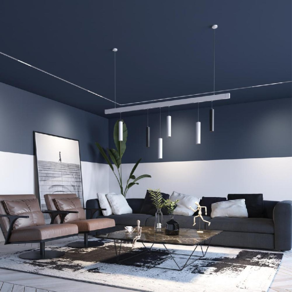 358634 SHINO NT21 066 черный Трековый низковольтный св-к диммируемый с ДУ, со сменой цв.температуры IP20 LED 3000~6500К 12W 48V FLUM