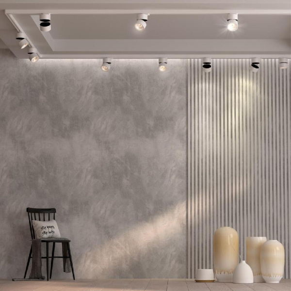 358788 PORT NT21 149 белый Трехфазный трековый светодиодный светильник IP20 LED 25W 4000K 2200Лм 100-265V GRODA