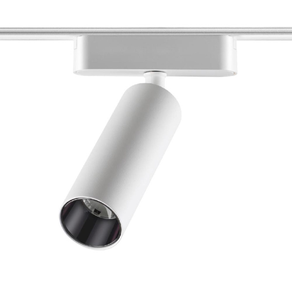 359257 SHINO NT23 049 белый Трековый светильник для низковольтного шинопровода IP20 LED 15W 48V 1275Лм 3000К SMAL