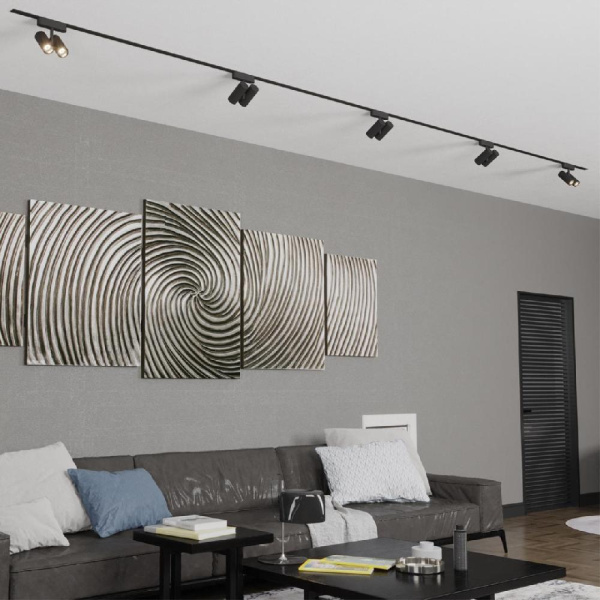 359274 SHINO NT23 051 черный Трековый светильник для низковольтного шинопровода IP20 LED 16W 48V 1360Лм 3000К SMAL