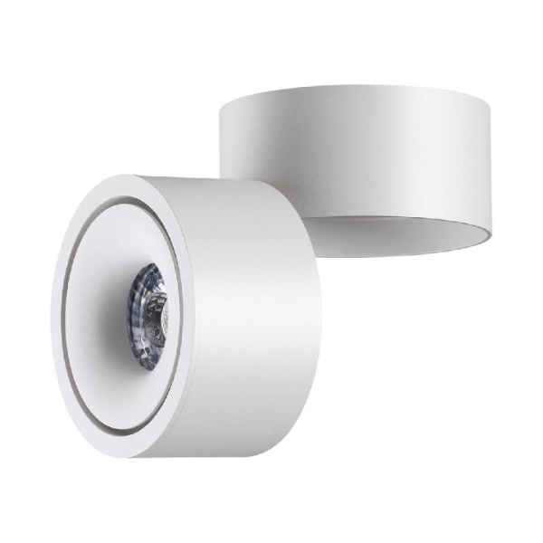 358774 OVER NT21 221 белый Светильник накладной светодиодный IP20 LED 15W 4000K 1300Лм 100-265V GRODA