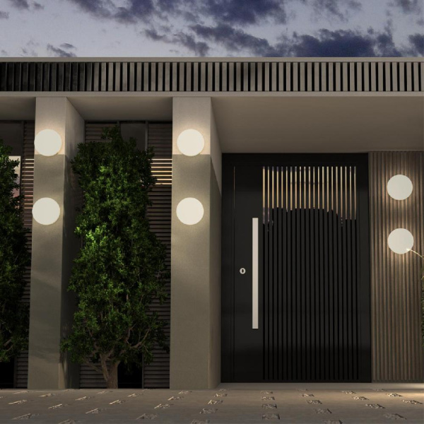 358889 STREET NT22 396 белый Светильник ландшафтный светодиодный IP54 LED 4000К 40W 220V OPAL