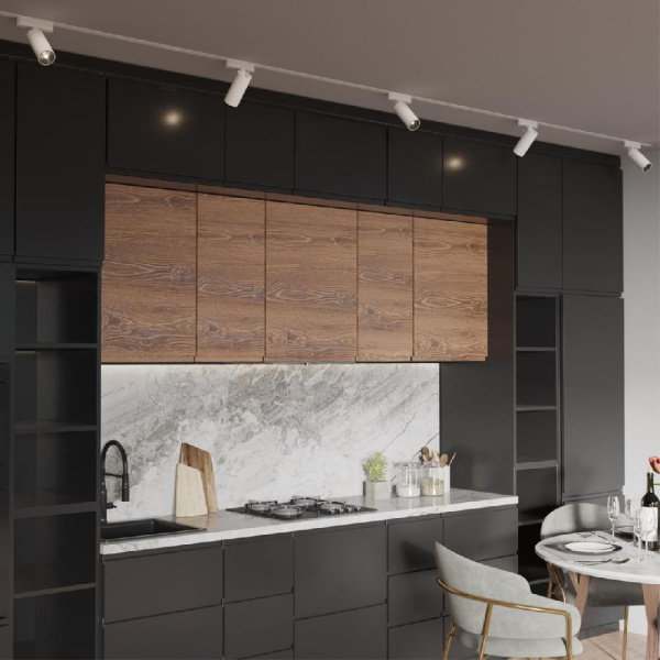 359259 SHINO NT23 049 белый Трековый светильник для низковольтного шинопровода IP20 LED 12W 48V 1020Лм 3000К SMAL