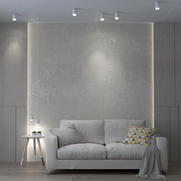 370912 SPOT NT22 331 белый/хром Светильник встраиваемый влагозащищенный IP44 GU10 9W 220V GENT