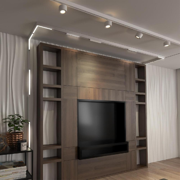 358912 SHINO NT22 067 белый Трековый светильник для низков.шинопровода диммируемый с пультом ДУ со сменой цв.температуры IP20 LED 3000~6500К 24W 48V F