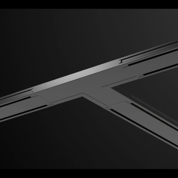 135210 SHINO NT23 043 белый Соединитель с токопроводом "T" для низковольтного шинопровода IP20 48V SMAL