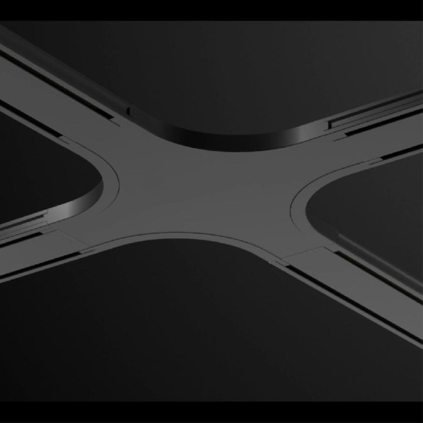 135212 SHINO NT23 043 белый Соединитель с токопроводом "X" для низковольтного шинопровода IP20 48V SMAL