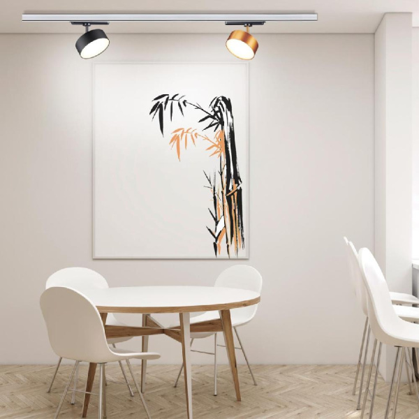 358756 PORT NT21 104 черный Светильник трековый однофазный трехжильный IP20 LED 24W 4000K 2100Лм 100-265V PROMETA