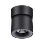 358809 OVER NT21 218 черный Светильник накладной светодиодный IP20 LED 10W 850Лм 4000K 220V GESSO