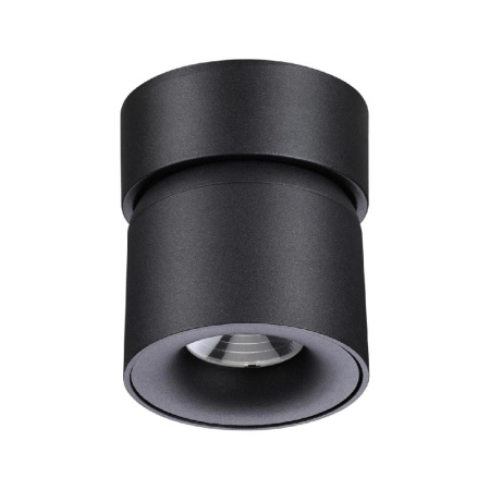 358809 OVER NT21 218 черный Светильник накладной светодиодный IP20 LED 10W 850Лм 4000K 220V GESSO