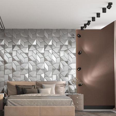 358809 OVER NT21 218 черный Светильник накладной светодиодный IP20 LED 10W 850Лм 4000K 220V GESSO