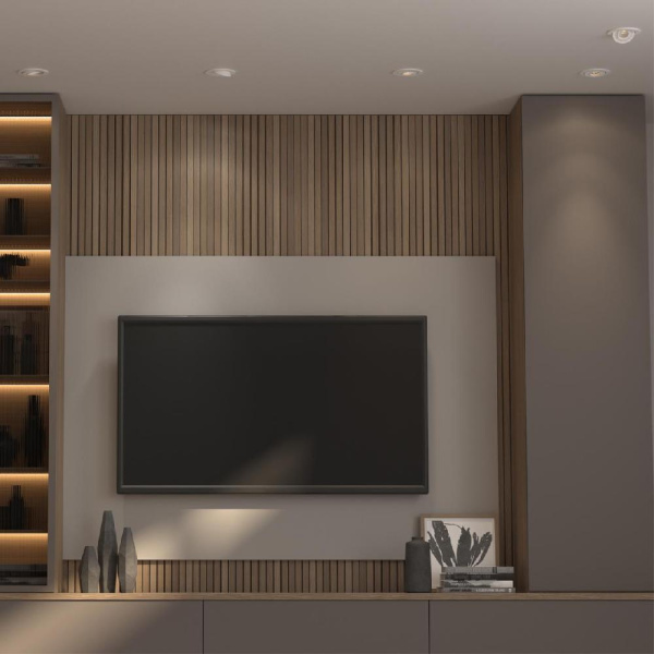 358817 SPOT NT21 278 белый Светильник встраиваемый светодиодный IP20 LED 18W 1600Лм 4000K 220V GESSO