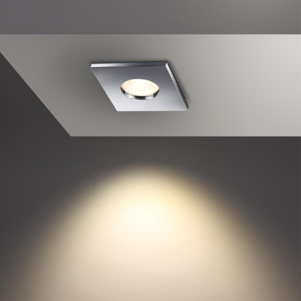 370806 SPOT NT22 329 хром Светильник встраиваемый влагозащищенный IP44 GU10 50W 220V AQUA