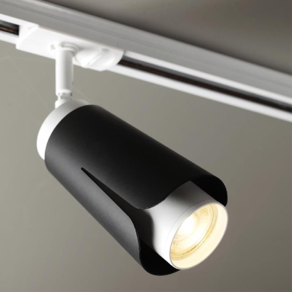 370836 PORT NT22 127 черный Светильник трековый однофазный трехжильный IP20 GU10 9W 220V TULIP
