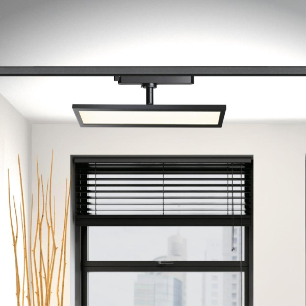 358893 PORT NT22 116 черный Светильник трековый однофазный трехжильный IP20 LED 4000К 24W 220V VOLO