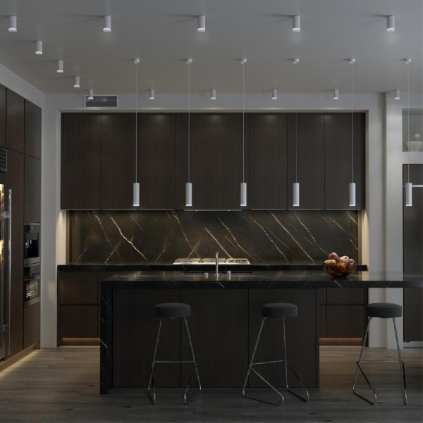 370852 OVER NT22 247 белый Светильник накладной, провод 2м IP20 GU10 9W 220V BRILL