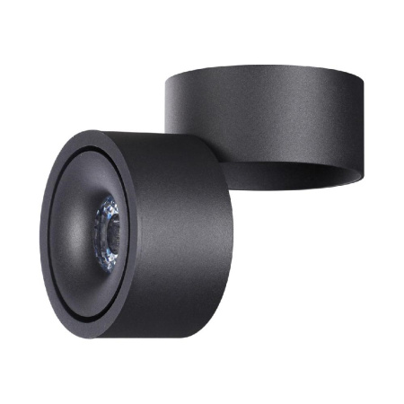 358773 OVER NT21 221 черный Светильник накладной светодиодный IP20 LED 15W 4000K 1300Лм 100-265V GRODA