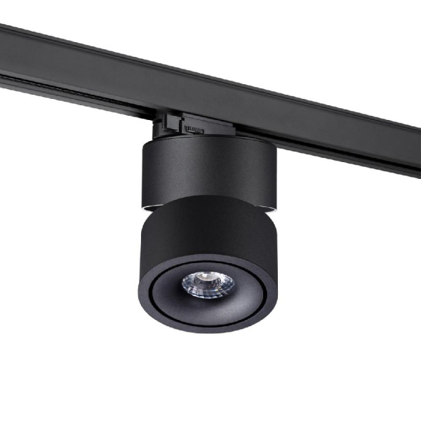 358779 PORT NT21 149 черный Трехфазный трековый светодиодный светильник IP20 LED 15W 4000K 1300Лм 100-265V GRODA
