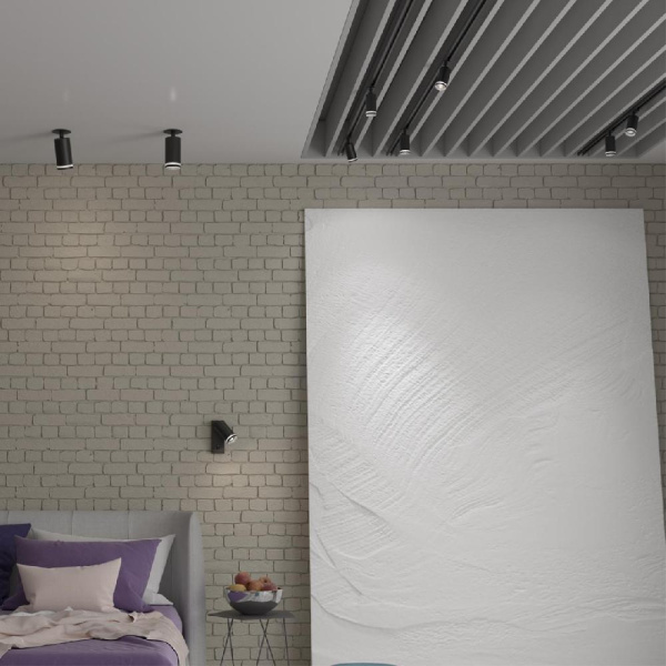 370877 PORT NT22 092 черный Светильник трековый однофазный двухжильный IP20 GU10 9W 220V ULAR