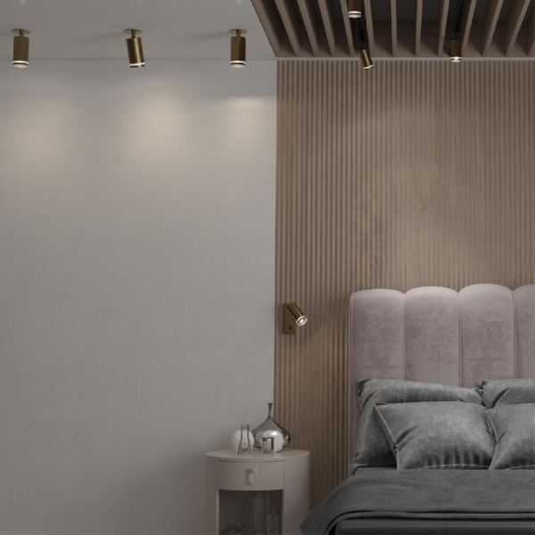 370882 SPOT NT22 311 матовое золото Cветильник встраиваемый IP20 GU10 9W 220V ULAR