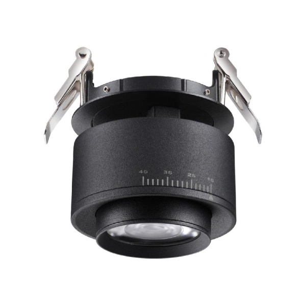 358944 SPOT NT22 266 черный Светильник встраиваемый светодиодный IP20 LED 4000К 18W 220V EDDY