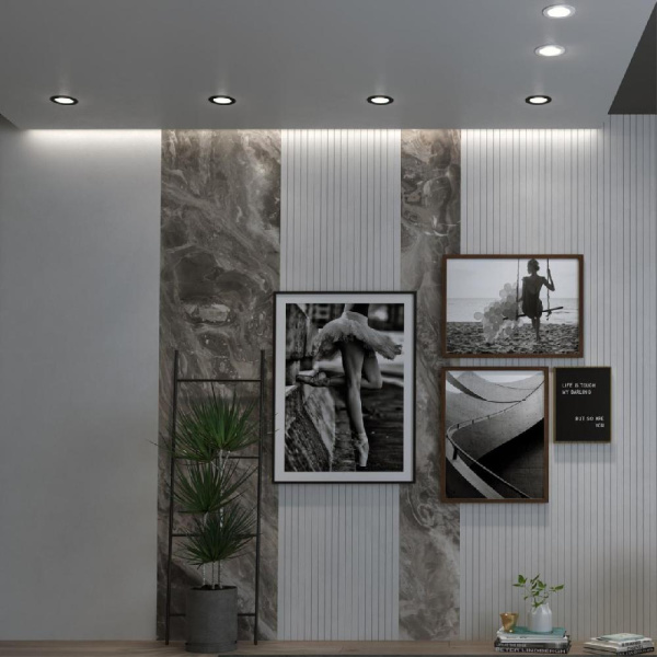 358952 SPOT NT22 270 белый Встраиваемый светодиодный светильник с переключателем цветовой температуры IP20 LED 3000К\4000К\6000К 15W 220V LANTE