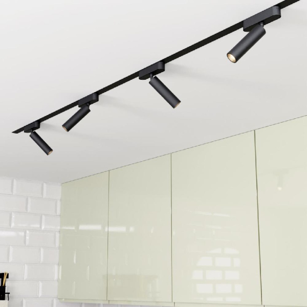 359084 SHINO NT23 048 черный Трековый светильник для низков. шинопровода IP20 LED 4000K 7W 48V 630Лм SMAL