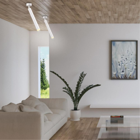 357888 OVER NT19 227 белый Накладной светильник IP20 LED 3000K 10W 160-265V MODO