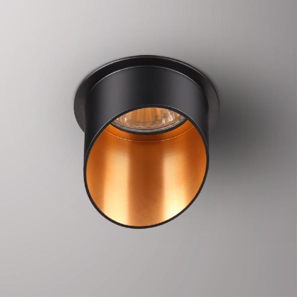 370435 SPOT NT19 323 черный Встраиваемый светильник IP20 GU10 50W 220V BUTT