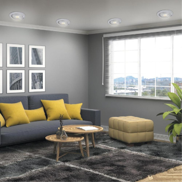 357998 SPOT NT19 279 белый Встраиваемый поворотный светильник IP20 LED 3000К 10W 85-265V STERN