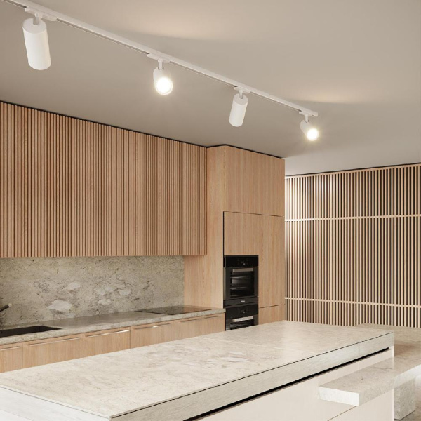 359160 PORT NT23 121 белый Светильник трековый однофазный трехжильный IP20 LED 24W 220V 4000К 2300Лм SELENE