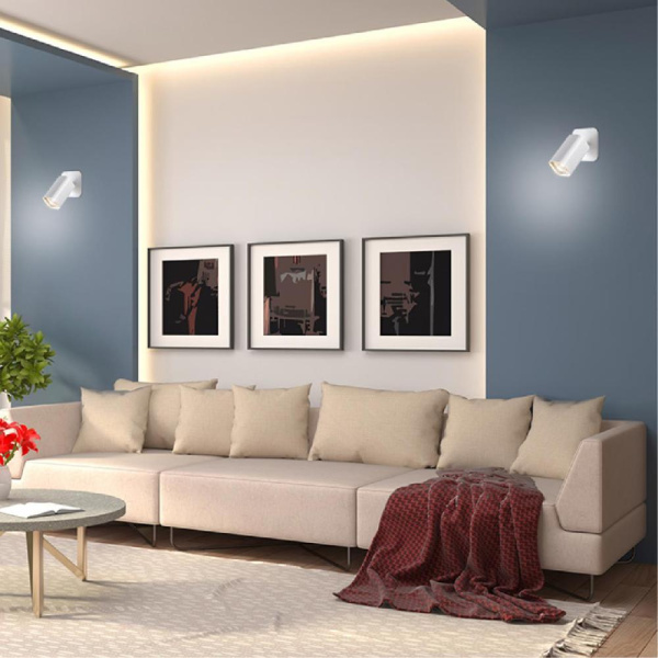 370553 OVER NT19 261 белый Накладной светильник IP20 GU10 50W 230V GUSTO