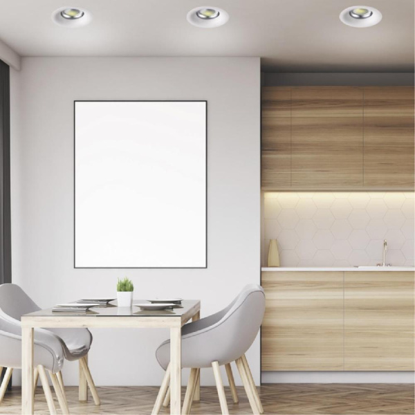 358025 SPOT NT19 277 белый Встраиваемый светильник IP20 LED 4100К 20W 220V GLOK