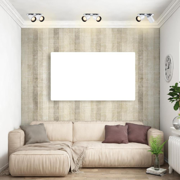 358341 SPOT NT19 281 белый/черный Встраиваемый светильник IP20 LED 3000К 24W 220V LANZA