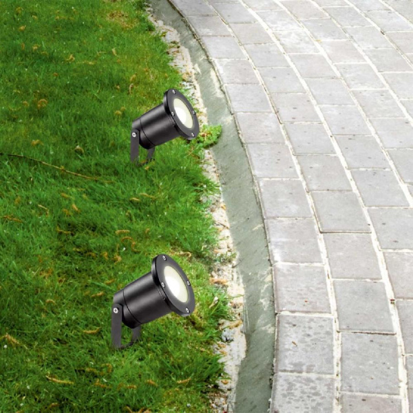 369953 STREET NT14 400 черный Ландшафтный светильник IP67 GU10 9W 220V LANDSCAPE