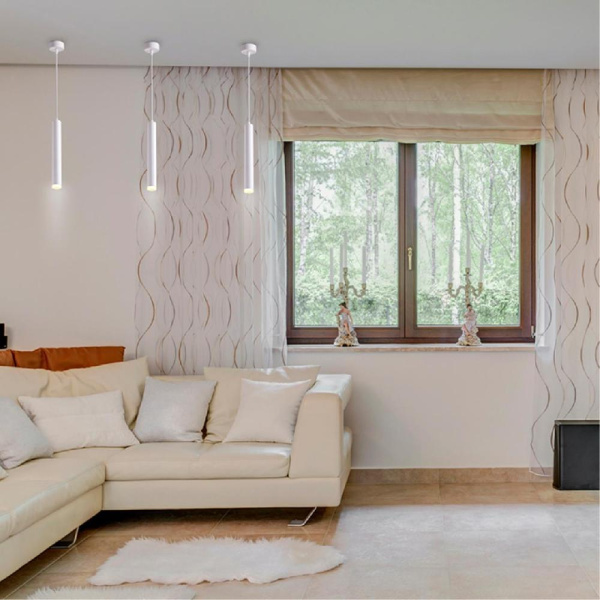 358129 OVER NT19 227 белый Накладной светильник, длина провода 1м IP20 LED 3000K 10W 160 - 265V MODO