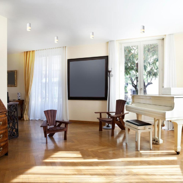 370679 OVER NT19 255 белый Светильник накладной IP20 GU10 9W 220-240V ELINA