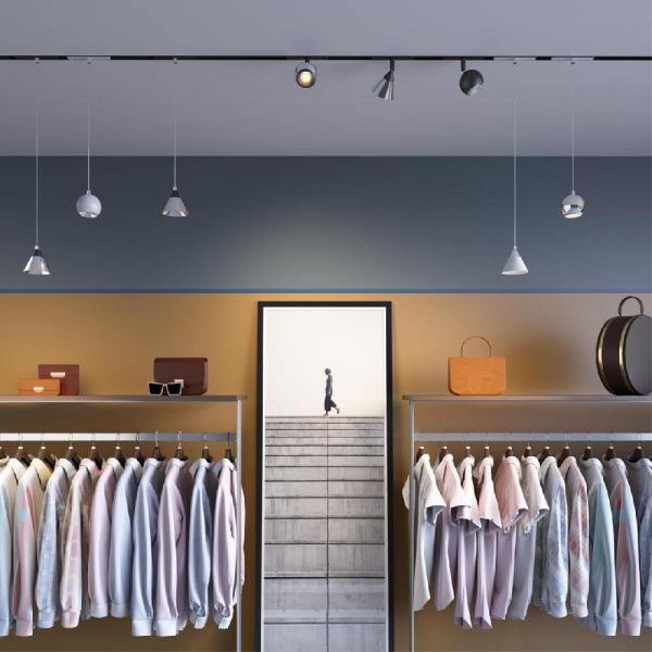 358393 SHINO NT20 073 черн/хром Трековый св-ник для низков.шинопровода IP20 LED 4000K 10W 48V FLUM