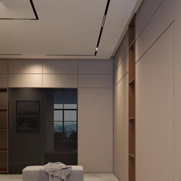 135105 SHINO NT20 055 черный Соединитель с токопроводом для шинопровода "L" IP20 48V FLUM