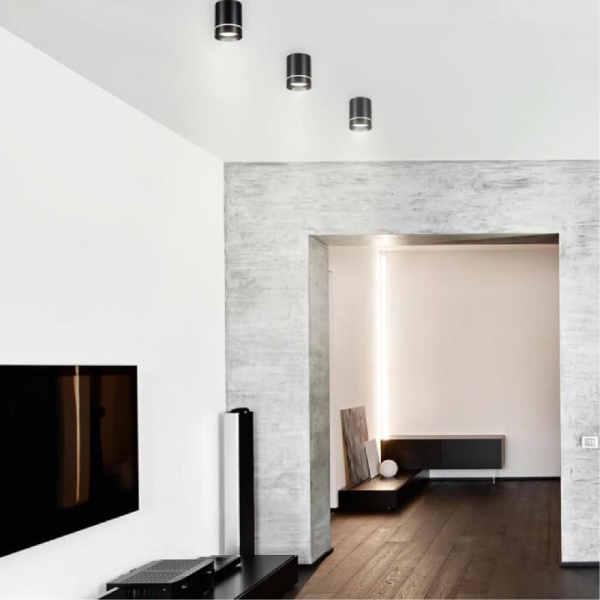 357685 OVER NT18 232 черный Накладной светильник IP20 LED 3000K 9W 160-265V ARUM