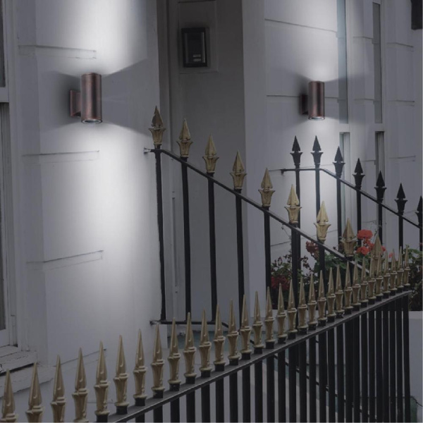 370407 STREET NT18 398 коричневый Ландшафтный светильник IP54 GU10  2*50W 220-240V LANDSCAPE