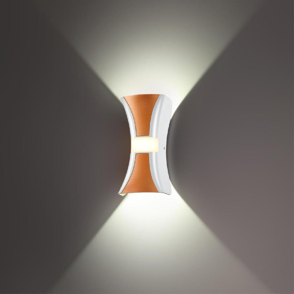 358937 STREET NT22 370 белый/золото Светильник ландшафтный светодиодный IP54 LED 4000К 12W 85-265V CALLE