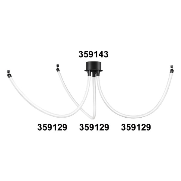 359129 KONST NT23 188 черный Светильник светодиодный IP20 LED 4000K 14W 170-265V 1400Лм RAMO