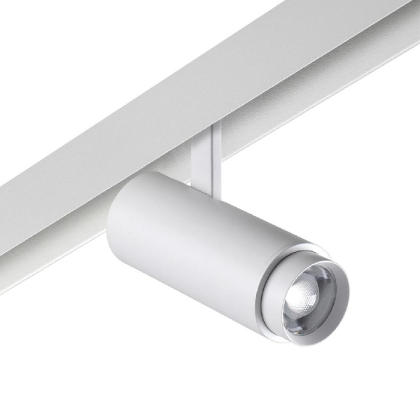 359206 SHINO NT23 070 белый Трековый светильник для низков. шинопровода с переключ. цветовой температуры и мощности IP20 LED 3000К\4000К\6000К 5W/9W/1