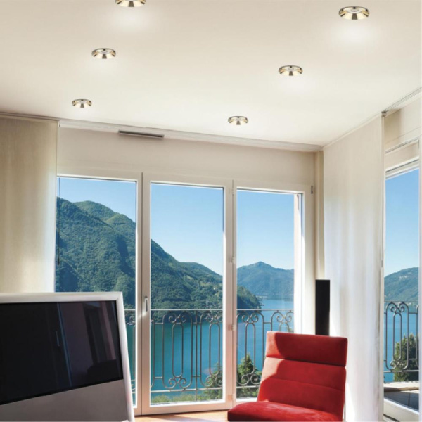 357909 SPOT NT19 287 золото Светильник встраиваемый IP44 LED 3000К 10W 100-265V METIS