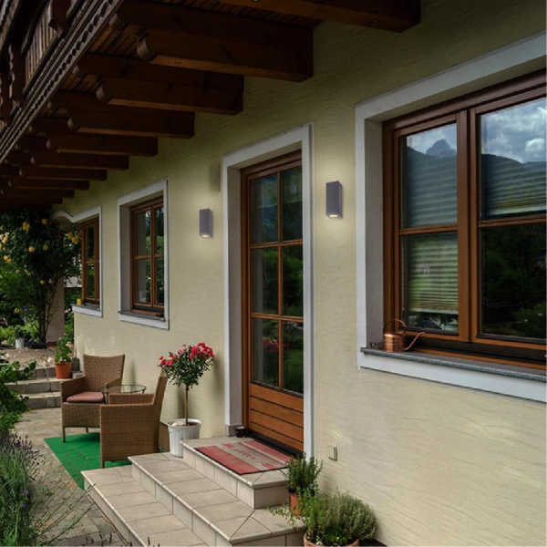 370600 STREET NT19 398 темно-серый Ландшафтный светильник IP54 GU10 2*50W 220V LANDSCAPE