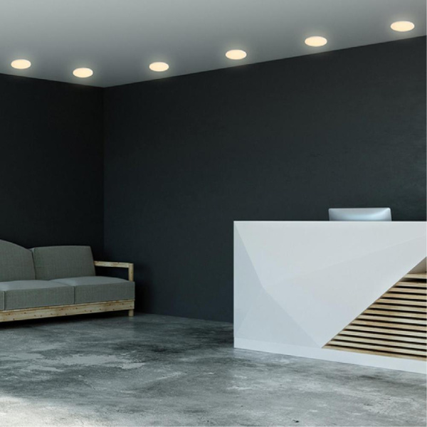 358141 SPOT NT19 301 белый Встраиваемый светильник IP20 LED 3000K 12W 85 - 265V MON