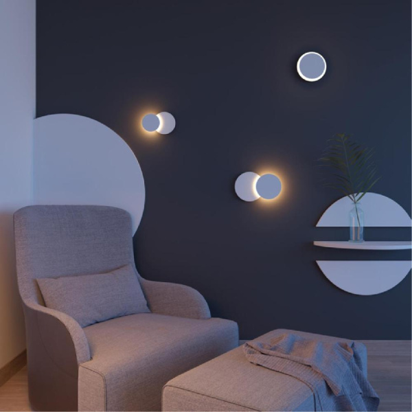 357856 OVER NT18 239 белый Накладной светильник IP20 LED 3000К 6W 110-240V SMENA