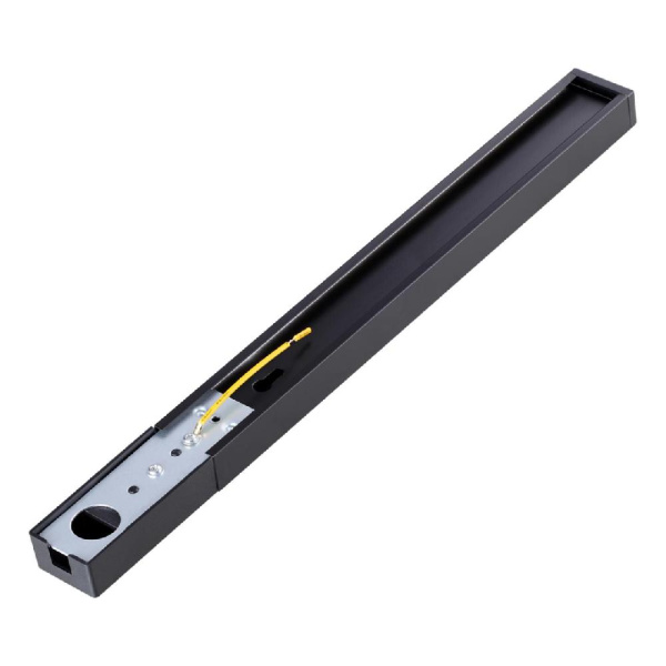 135136 PORT NT22 086 черный Шинопровод однофазный двухжильный (универсальный) с токопроводом и заглушкой, 1м IP20 220V