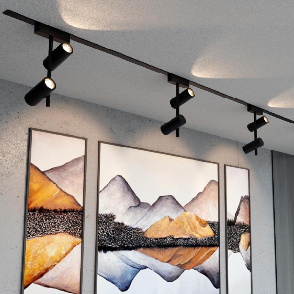 359106 SHINO NT23 051 черный Трековый светильник для низков. шинопровода IP20 LED 4000K 2*8W 48V 1360Лм SMAL